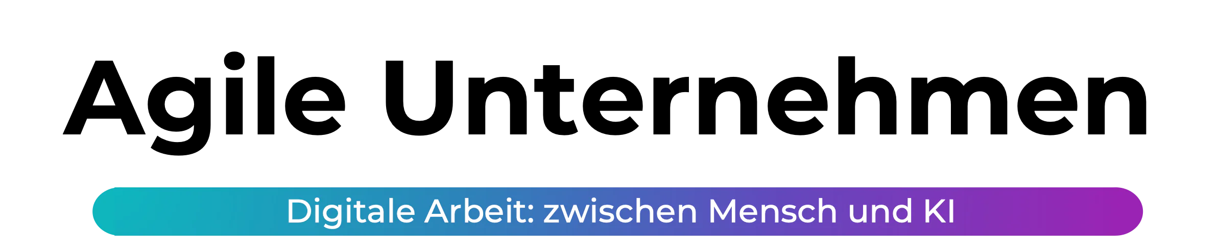 Agile Unternehmen - Digitale Arbeit zwischen Mensch und KI
